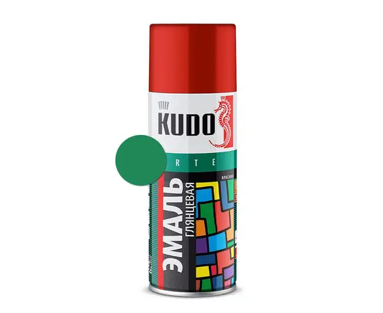 ემალი უნივერსალური Kudo KU-1006 Ral 6024 ღია მწვანე 520 მლ