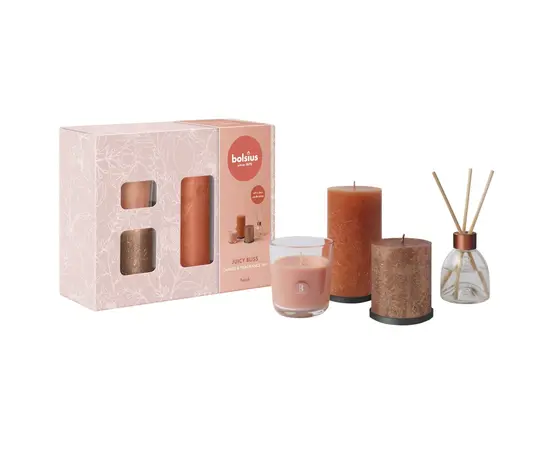 Gift set candles Bolsius Juicy Bliss