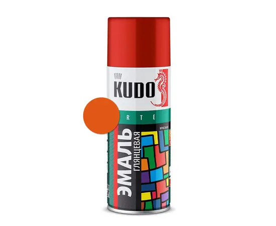 ემალი უნივერსალური Kudo KU-1019 Ral 2004 ნარინჯისფერი 520 მლ