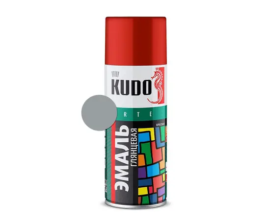 ემალი უნივერსალური Kudo KU-1018 Ral 7040 ნაცრისფერი 520 მლ