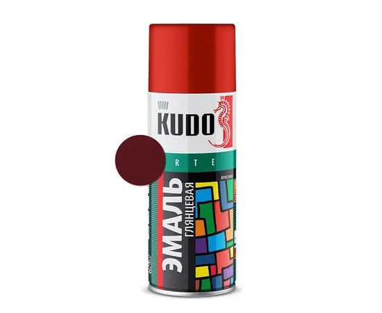 ემალი უნივერსალური Kudo KU-10045 Ral 3005 ბორდოსფერი 520 მლ