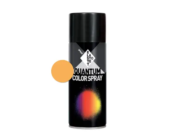 სპრეი საღებავი Elastotet Quantum Color Spray Ral 1023 400ml ყვითელი