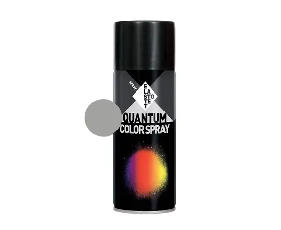 სპრეი საღებავი Elastotet Quantum Color Spray Ral 7001 400ml ნაცრისფერი