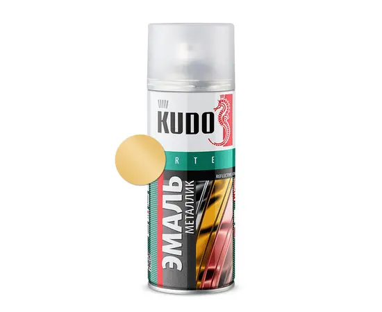 ემალი უნივერსალური მეტალიკი Kudo KU-1060 ოქროსფერი 520 მლ