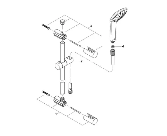 Душевая система Grohe VITALIO JOY 110 Duo 600/ 27326000