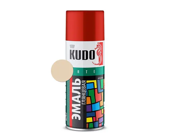 ემალი უნივერსალური Kudo KU-10095 RAL 1015 სპილოსძვლისფერი პასტელური 520 მლ