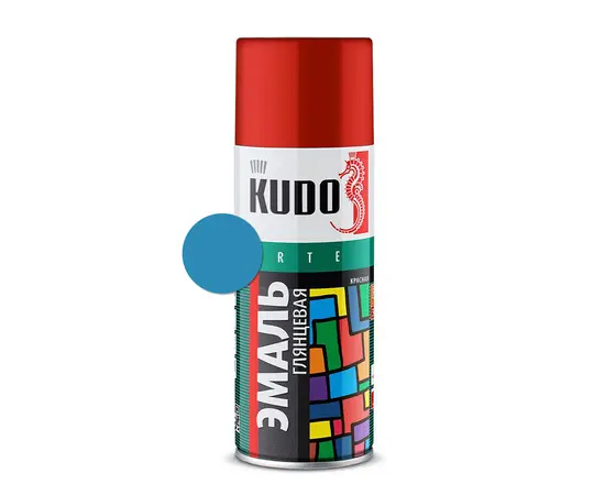 ემალი უნივერსალური Kudo KU-1010 Ral 5012 ცისფერი 520 მლ