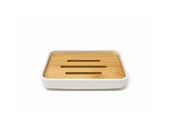 Soap dish 10 cm white
