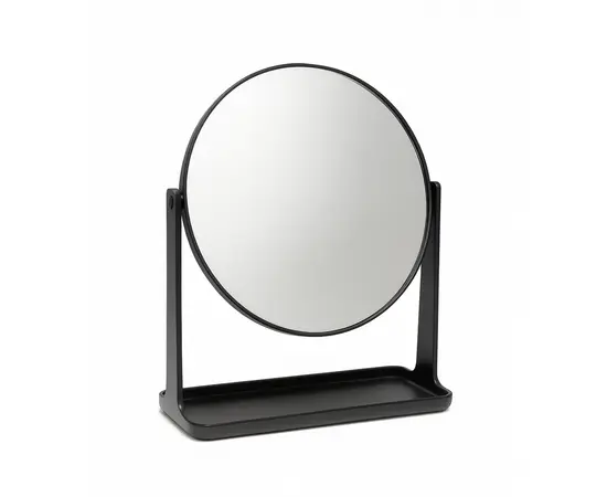 Makeup Mirror Rotating JS-Mirror-G 19.5 x 16.8 cm Black