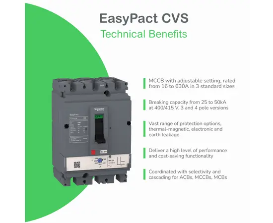 Автоматический выключатель Schneider Electric 3Р C125A 36кА