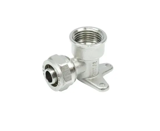 Elbow for metal-plastic pipes with fastening 16x1/2 i.s