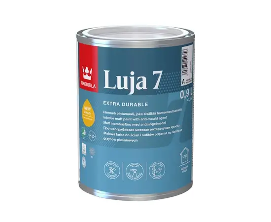 ინტერიერის საღებავი Tikkurila Luja 7 New C 0,9 ლ