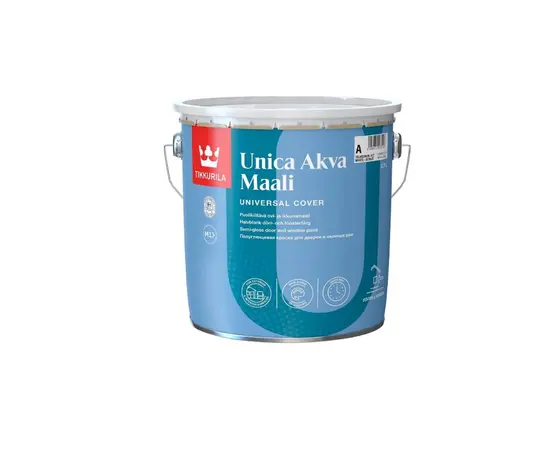 Paint for complex surfaces Tikkurila Unica Akva A 2,7 l