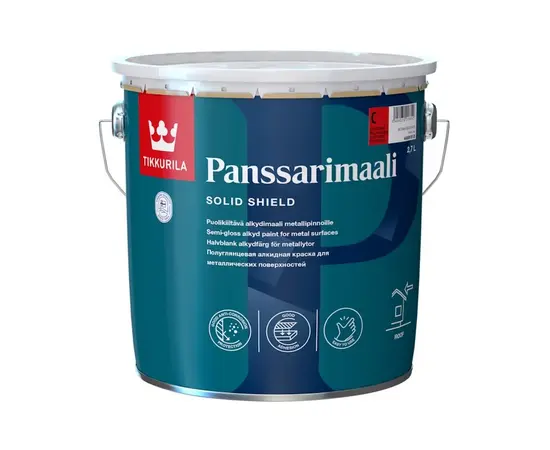 საღებავი ლითონის Tikkurila Panssarimaali C 2,7 ლ