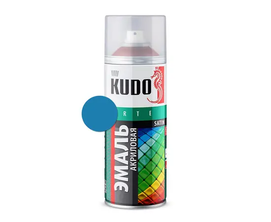 ემალი უნივერსალური აკრილის Satin Kudo KU-0A5015 RAL 5015 ცისფერი 520 მლ