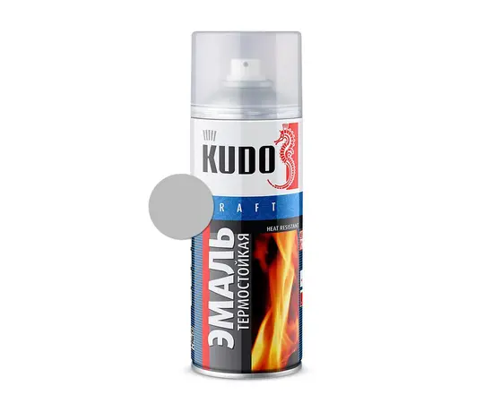 ემალი თერმომდგრადი Kudo KU-5001 ვერცხლისფერი 520 მლ
