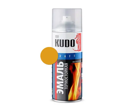 ემალი თერმომდგრადი KUDO KU-5007 520მლ ოქროსფერი