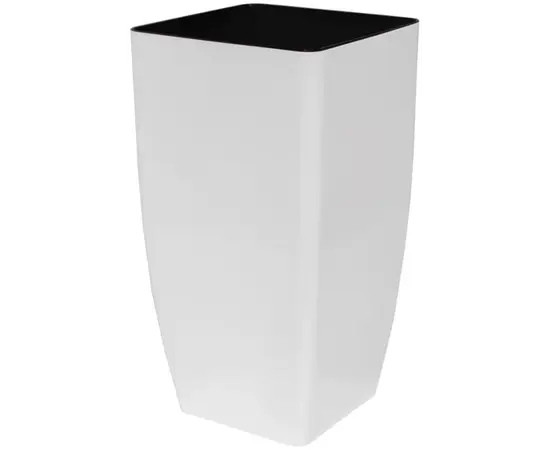 ქოთანი პლასტმასის Aleana Kvadro თეთრი ვარდი ქოთანი პლასტმასის Aleana Kvadro თეთრი ვარდი