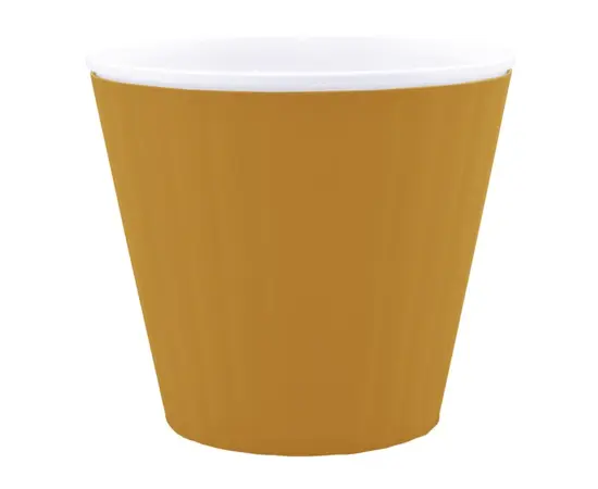 პლასტმასის ქოთანი ორმაგი Aleana იბისი 15.7x13 ბრინჯაო-თეთრი პლასტმასის ქოთანი ორმაგი Aleana იბისი 15.7x13 ბრინჯაო-თეთრი