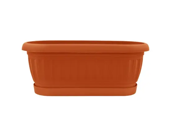 პლასტმასის ქოთანი დასადგამით კაქტუსისთვის ALEANA ტერრა 31,5x12,5 ტერაკოტი პლასტმასის ქოთანი დასადგამით კაქტუსისთვის ALEANA ტერრა 31,5x12,5 ტერაკოტი