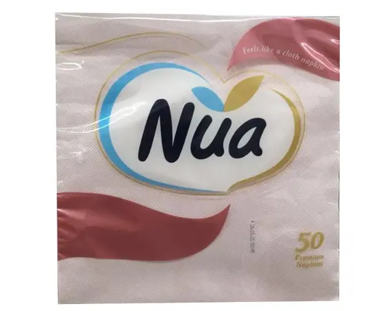 ხელსახოცი სუფრის რბილი Nua 40x40 სმ 50 ც ვარდისფერი ხელსახოცი სუფრის რბილი Nua 40x40 სმ 50 ც ვარდისფერი