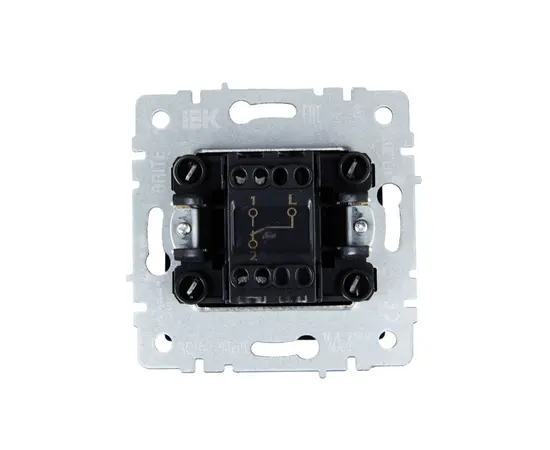 Switch reverse IEK BRITE 1 10A VC10-1-6-BrB black Switch reverse IEK BRITE 1 10A VC10-1-6-BrB black