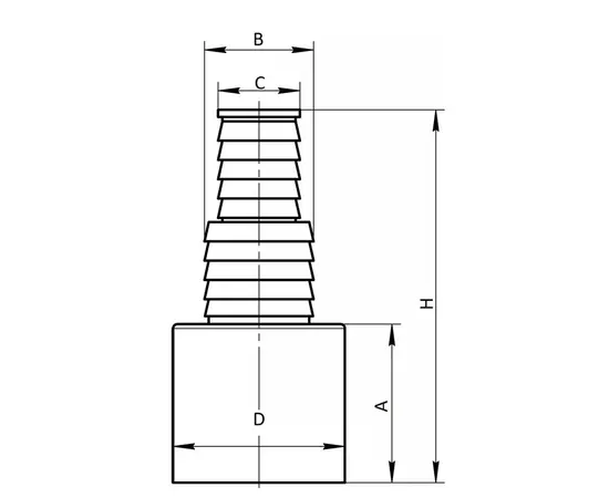 Elbow for washing machine ANI PLAST M160 ANI 40მმ mm Elbow for washing machine ANI PLAST M160 ANI 40მმ mm