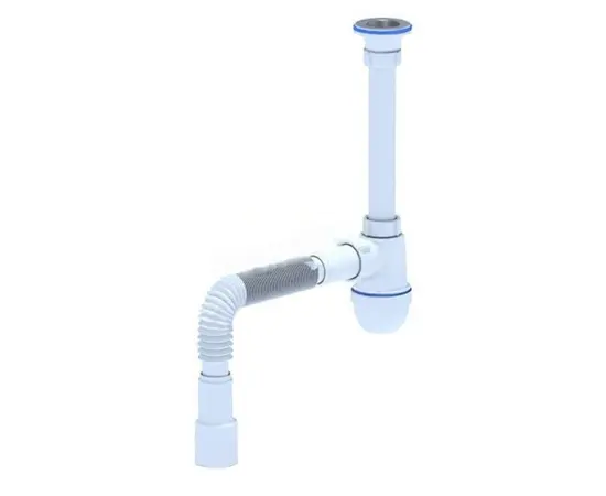 Siphon with flexible pipe ANI PLAST 1/2" 40х40/50 C0115EU Siphon with flexible pipe ANI PLAST 1/2" 40х40/50 C0115EU