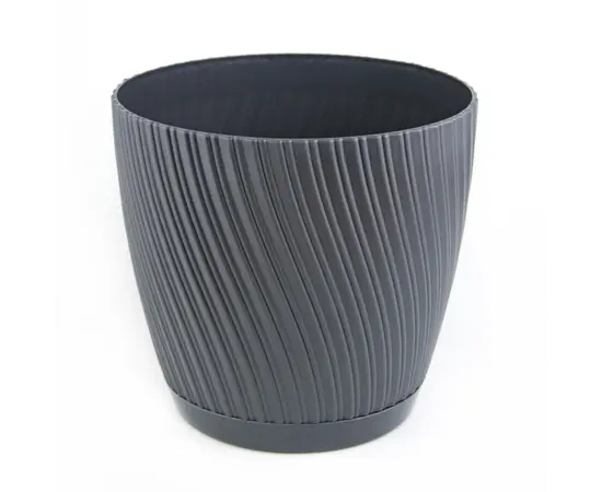 საყვავილე ქოთანი სადგამით FORM PLASTIC Mika 19 ანტრაციტი საყვავილე ქოთანი სადგამით FORM PLASTIC Mika 19 ანტრაციტი