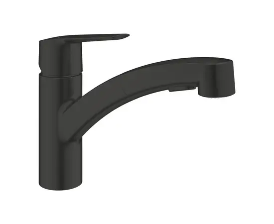 სამზარეულოს ონკანი Grohe Start OHM Black DUAL SPRAY LOW SPOUT 303072431 სამზარეულოს ონკანი Grohe Start OHM Black DUAL SPRAY LOW SPOUT 303072431