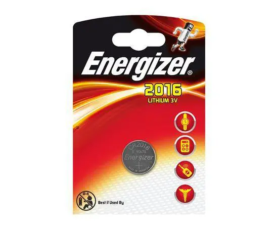 Батарейка Energizer CR2016 3V Lithium 1 шт Батарейка Energizer CR2016 3V Lithium 1 шт