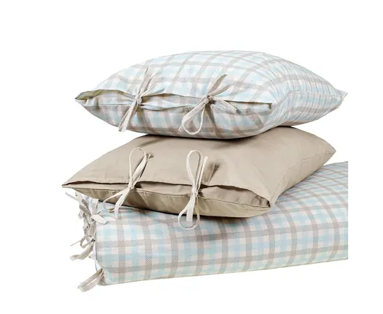 Комплект постельного белья Home Line 184229 бирюзовый и бежевый Комплект постельного белья Home Line 184229 бирюзовый и бежевый