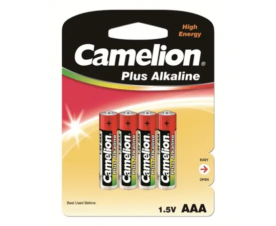 Батарейка Camelion AAA Plus Alkaline 4 шт Батарейка Camelion AAA Plus Alkaline 4 шт