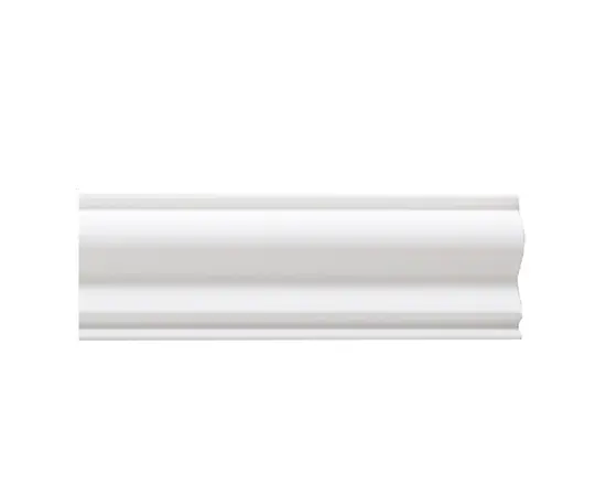 Extruded ceiling plinth Solid C14/70 white 70x70x2000 mm