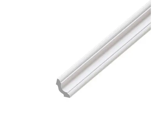 Extruded ceiling plinth Solid C06/30 white 2 m