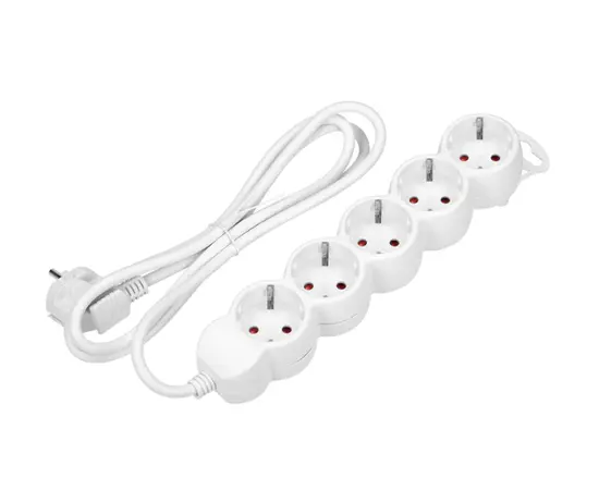 დამაგრძელებელი VIRONE 5 3მ 3 1.5მმ² Schuko თეთრი