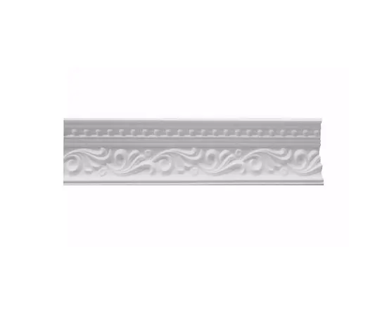 Plinth skirting board Solid С665/100 white 2 m
