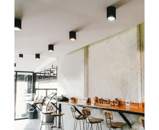 დაუნლაითი V-TAC GU10 შავი 10380