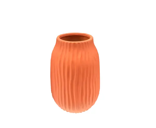 Vase with floral stripes TA-195 Vase with floral stripes TA-195