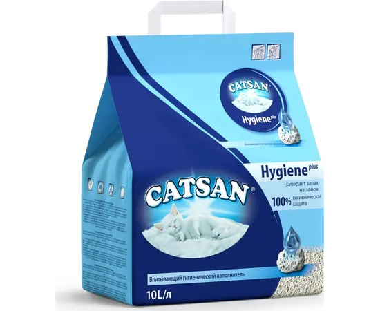 შემავსებელი კატის ტუალეტისთვის Catsan Hygiene plus 10 ლ შემავსებელი კატის ტუალეტისთვის Catsan Hygiene plus 10 ლ