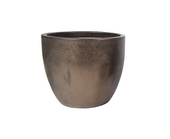 ქოთანი კერამიკული Glazed Egg Pot Bronze 71 ლ ქოთანი კერამიკული Glazed Egg Pot Bronze 71 ლ