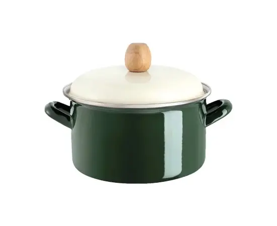 ემალის ქვაბი თავსახურით ARSHIA/26556 2,6ლ 18სმ