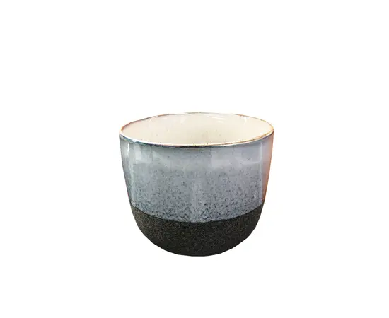 ქოთანი კერამიკული Mega Collections Duet Egg Pot Blue D17.5H14 ქოთანი კერამიკული Mega Collections Duet Egg Pot Blue D17.5H14