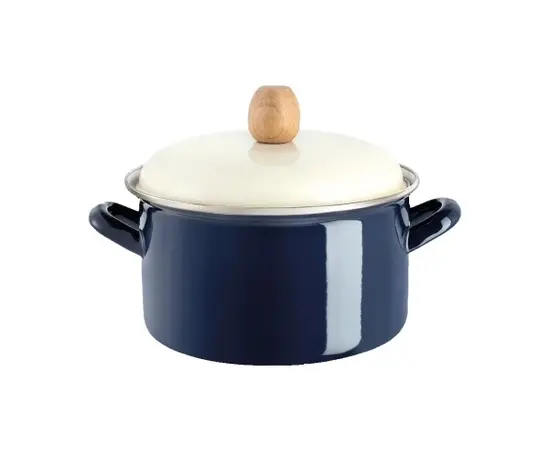 ემალის ქვაბი თავსახურით ARSHIA/26557 2,6ლ 18სმ