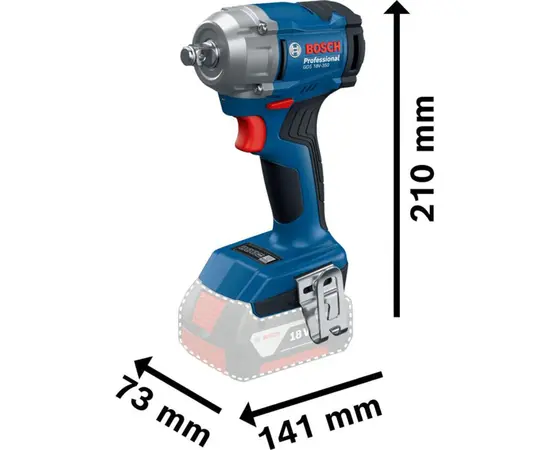 ქანჩსახრახნი დარტყმით აკუმულატორის Bosch GDS 18V-350