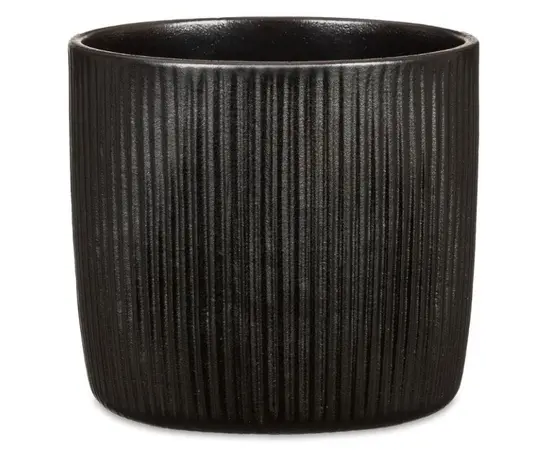 ქოთანი ყვავილის კერამიკული Scheurich 909/15 Ebano 15x13.6 სმ ქოთანი ყვავილის კერამიკული Scheurich 909/15 Ebano 15x13.6 სმ