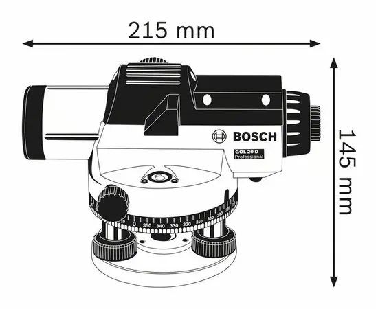 Optical level Bosch GOL 26 D Professional (0601068002) Optical level Bosch GOL 26 D Professional (0601068002)