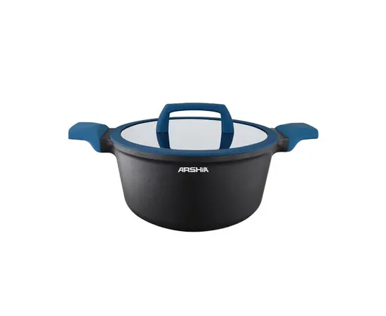 Granite kettle Arshia CO135-3102 26537 24cm black and blue Granite kettle Arshia CO135-3102 26537 24cm black and blue