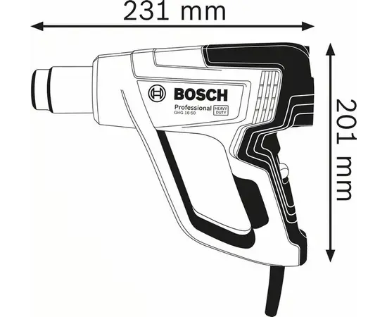 Technical dryer Bosch GHG 16-50 1600W Technical dryer Bosch GHG 16-50 1600W