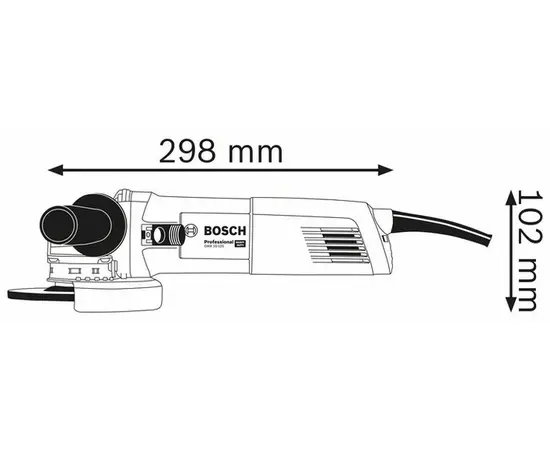 კუთხსახეხი მანქანა Bosch GWX 10-125 Professional 1000W კუთხსახეხი მანქანა Bosch GWX 10-125 Professional 1000W